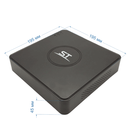 Видеорегистратор гибридный ST-HVR-S0805X20 8-канальный до 5МP 1 HDD LIGHT