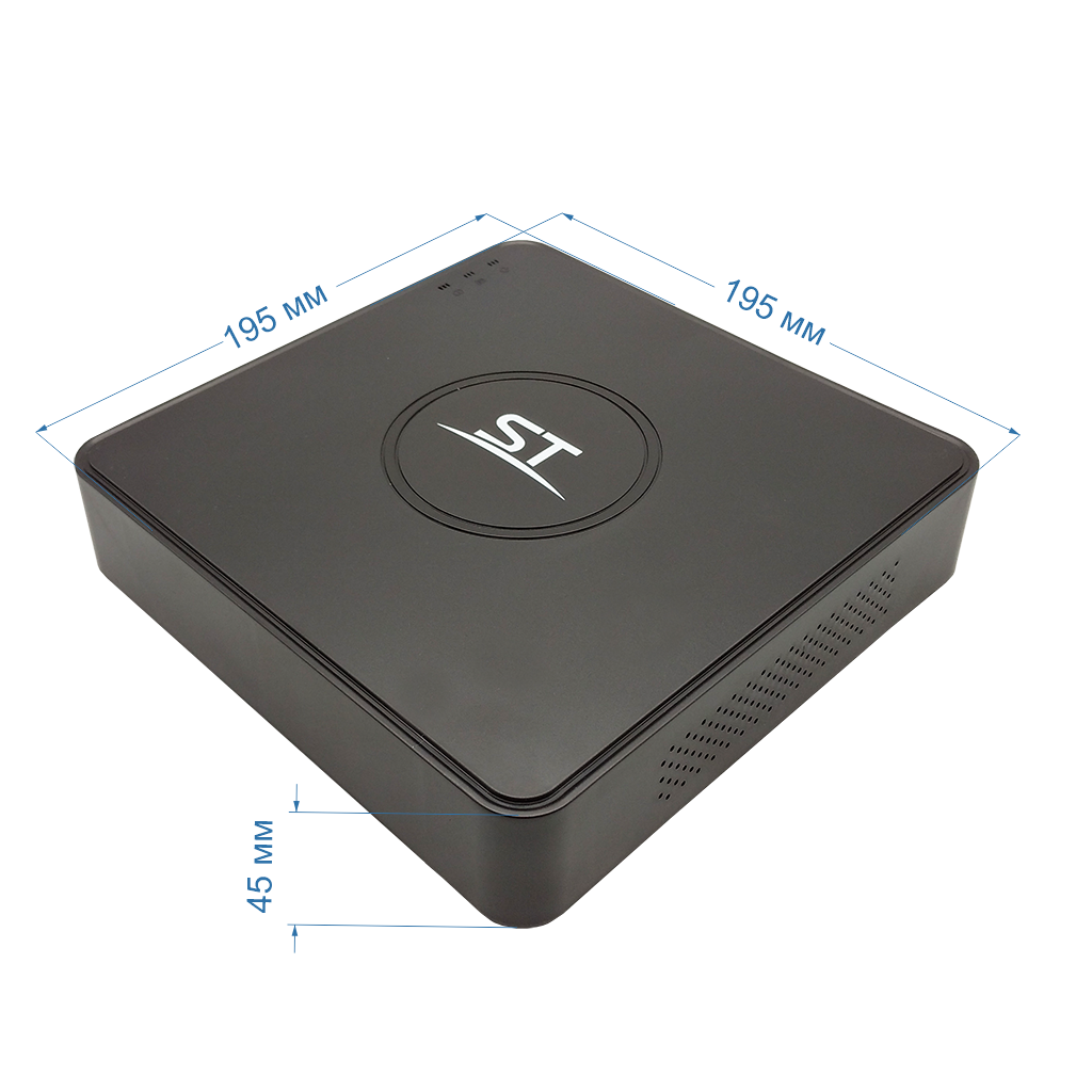 Видеорегистратор гибридный ST-HVR-S0805X20 8-канальный до 5МP 1 HDD LIGHT