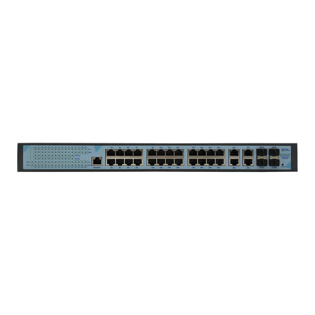 Источник питания ST-S324POE(24G/4G/4S/1C/400W/A) PRO M
